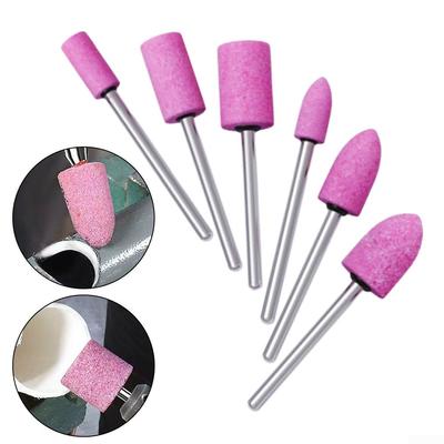 Präziser Schleif- und Polierkopf für Nagelkunst 6-teiliges Set 3mm Schaft
