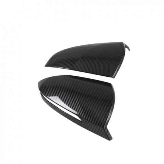 ABS Carbon Fiber Side Rearview Mirror Stick Cover For Hyundai Tucson -