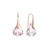 Swarovski Lunar Series Moon Goddess Tears Sparkling Water Drop Pink Crystal Earrings Women Earrings 5528509