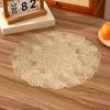 Round Garland Leaf PVC Placemat Creative Petals High-end Light Luxury Restaurant Thermal Insulation Mat