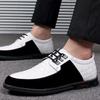 FashionBusiness Men Formal Shoes Lace Up Official Leather Casual Social Shoes Male Black Fashion Gentleman Style Shoes Big Size 49 50
