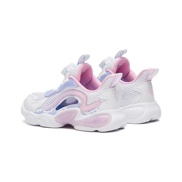 Anta Anti-Slip Durable Childrens Sandals Kids Sandals White Pink Purple 322339981-3