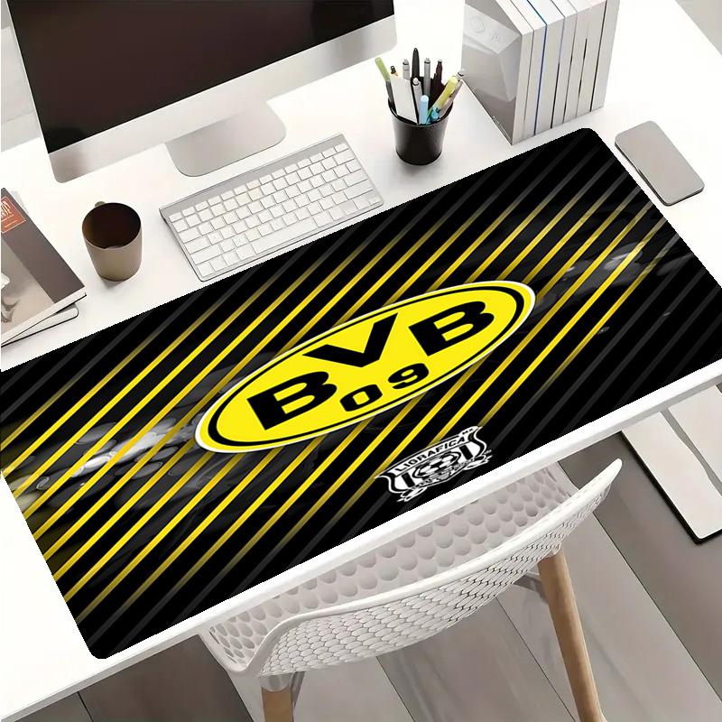 Borussia Dortmund Mauspads - Rutschfeste Gummibasis, Glatte Oberfläche für Arbeit, Gaming, Büro und Zuhause, Schreibtisch-Mauspad
