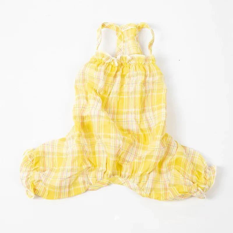 Paar Haustierkleidung Sommer Junge Hund Overall Hose Mädchen Hundekleid Welpen Kostüm Yorkshire Chihuahua Welpe Kleiner Hund Kostüm Rock