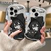 Phone case: 2D flat, suitable for iPhone 18, 17, 16, 15, 14, 13, 12 Pro protective case, Japanese anime style, perfect Christmas and Halloween holiday