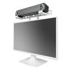 Monitor Arm Compatible Soundbar VESA Stand, Compatible, White, NB-SNDB-VESA-WH