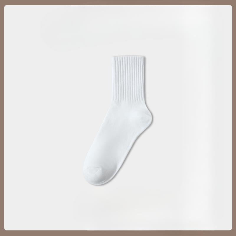 Male Autumn and Winter Added Velvet and Thick Warm Cotton Sports Deodorant Socks