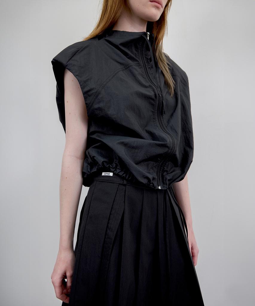 Levar Cool Breeze Sleeveless Anorak - Black