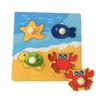 Giocattoli Montessori in Legno Blocchi da Costruzione per Bambini Classificatore di Forme Alfabeto Numeri Puzzle Jigsaw Giocattolo Educativo per Bambini Regalo per Bambino