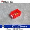 Thickened Tool and Parts Storage Box with Slanted Mouth