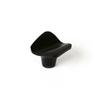 Rei-Knob Rei 749 Matte Black Metal 4 Units (32 X 31 Mm)