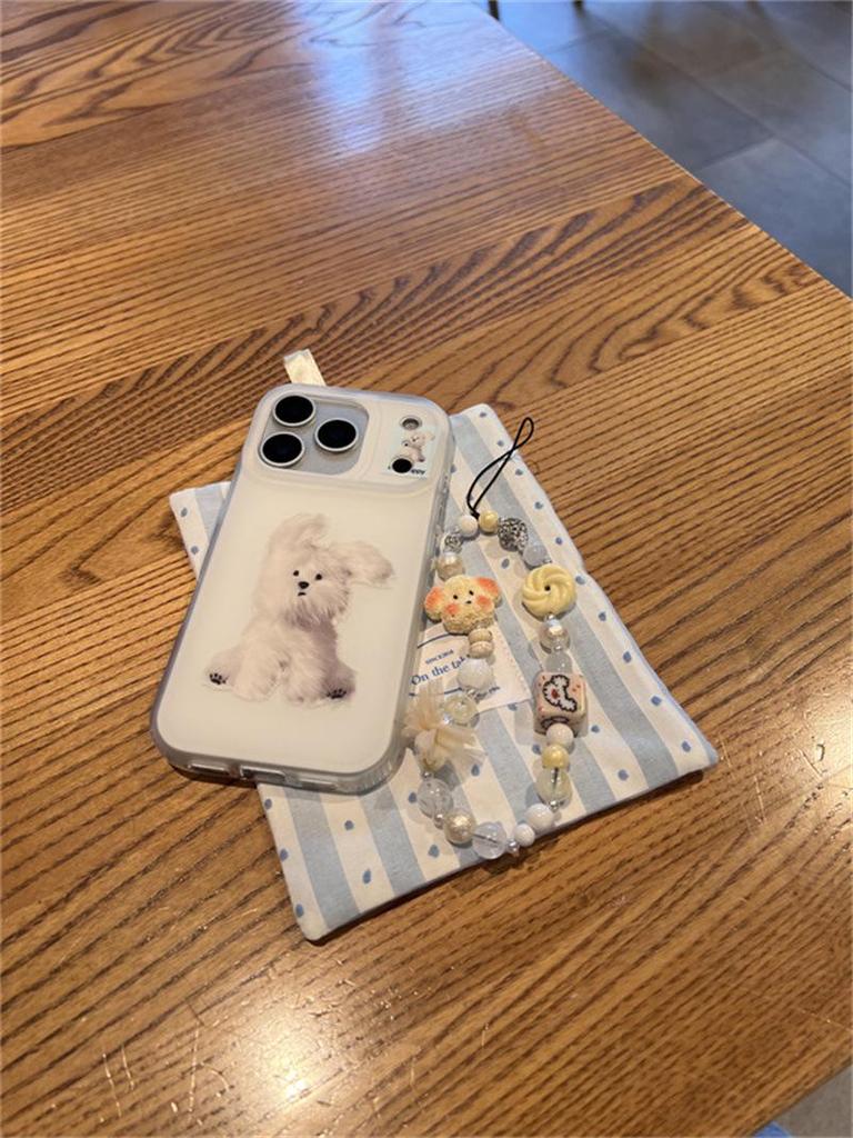 Adorable Cartoon Dog Phone Case for iPhone 17/16 Pro Max/15/14 - Soft and Cute Design