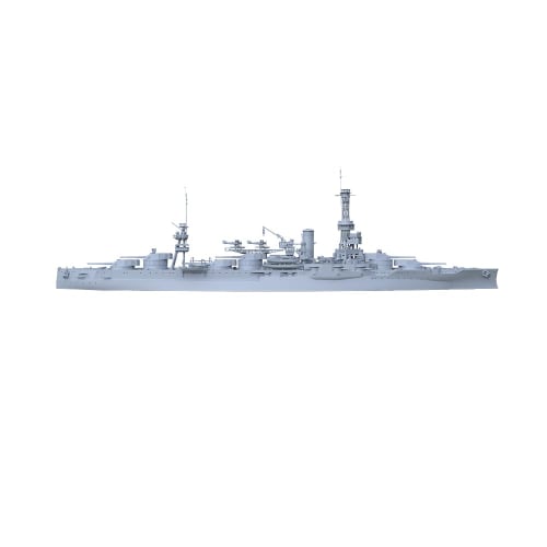 MRY-SFW 1/700 Military Model US BB-32 1927 Wyoming-Class Battleship Naval Base Kit
