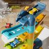 Mini Inertial Sliding Car Toy with Multi-Layer Track for Early Education