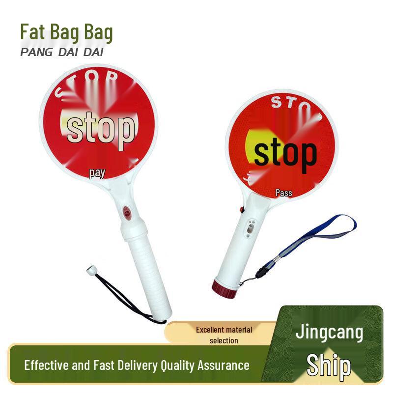 Handheld LED Traffic Stop Sign