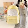 Cute campus schoolbag for girls Junior high school students Korean version Versatile large-capacity computer backpack Casual college student backpack