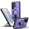 Case for Samsung Galaxy S25 S24 S23 Ultra Plus S25Edge A56 A36 A26 A16 Metal Ring Stand Magnetic Wireless Charge Armor Cover
