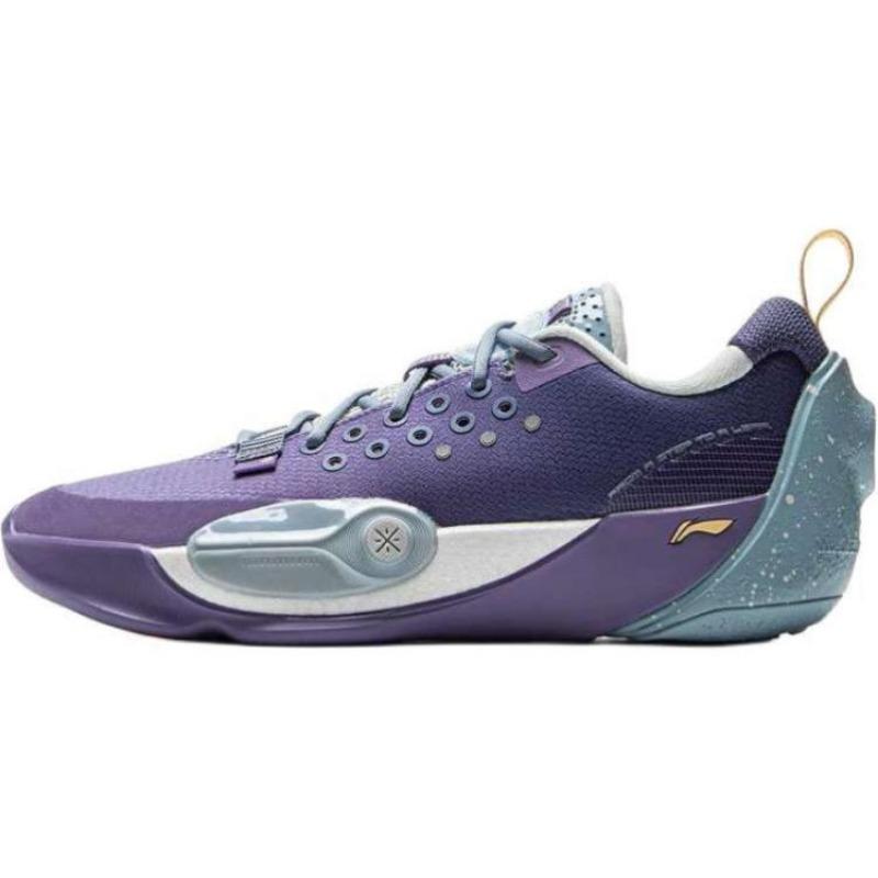 Li-Ning Kids WADE ALL CITY Low-top Basketball Shoes Purple/Blue YKBV010-5 41