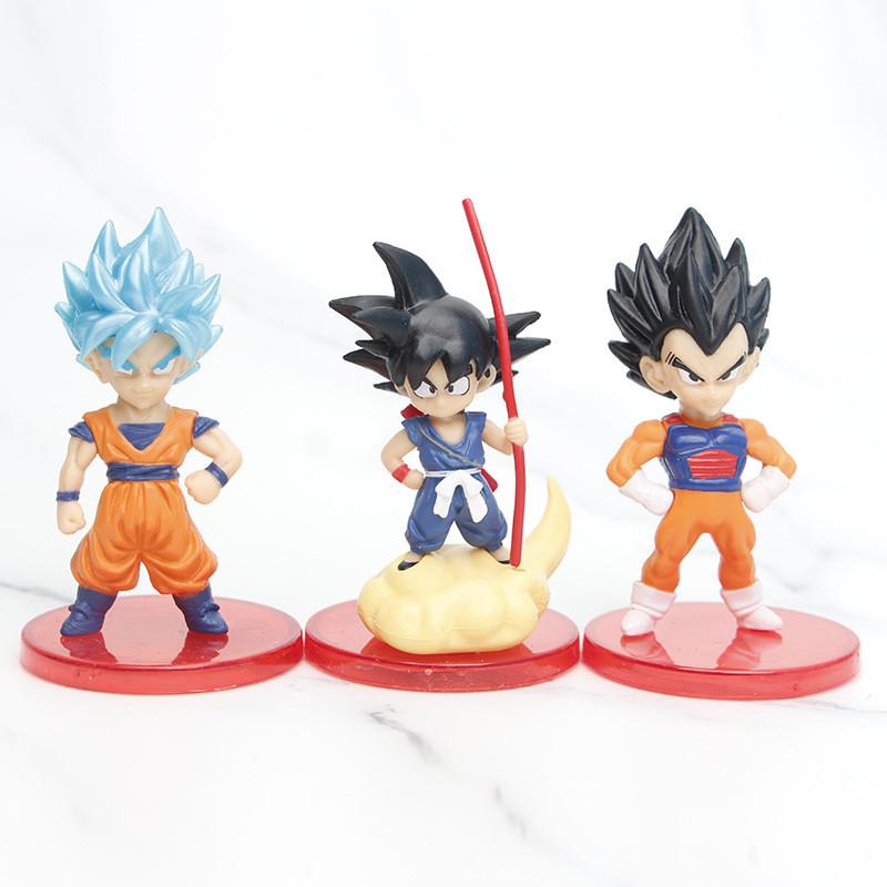 Pvc Dragon Ball Figures Car Ornaments Blind Box Childhood Goku Vegeta Toy