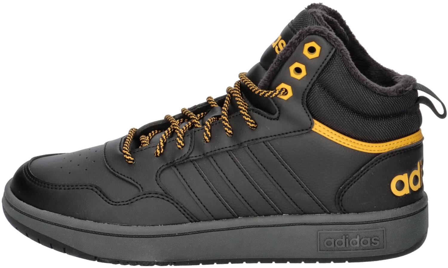 Кроссовки Adidas Hoops 3.0 Mid Winterized core black/core black/preyel 46