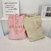 1 letter printed new casual canvas bag women's bag shoulder bag large capacity student bag