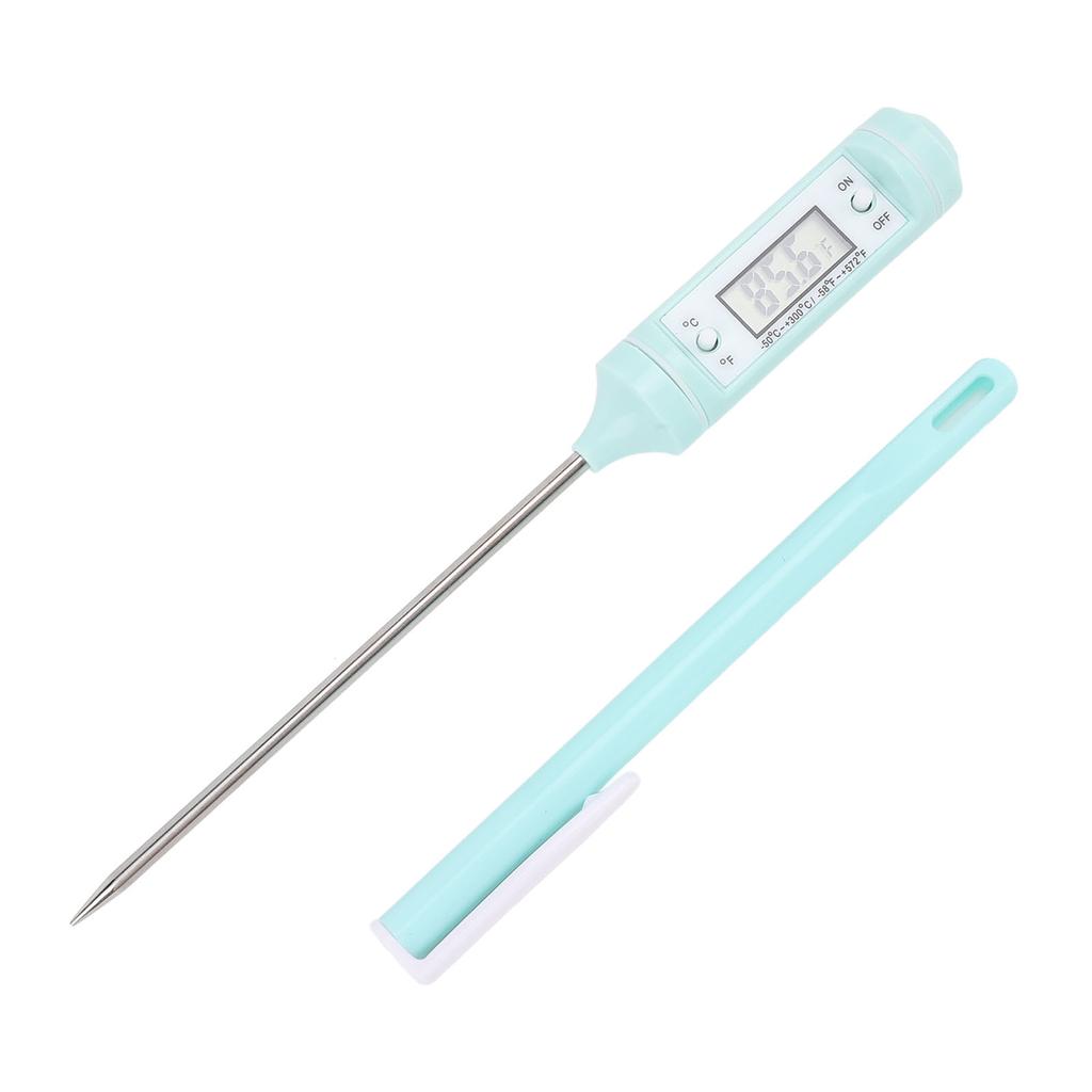 Babyflaske Termometer Elektronisk Vanntemperaturmåler Umiddelbar Avlesning Melketermometer med Lang