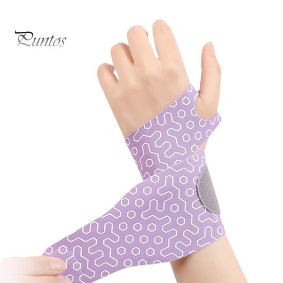 Sports Wristband Ultra-Thin Carpal Tunnel Support Pain Relief Arthritis Tendonitis Wrist Brace Right And Left Hand Compression Elastic Wrist Wraps