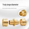 20-Pack Copper Slip-On Connectors for Geothermal and Aluminum-Plastic Pipes