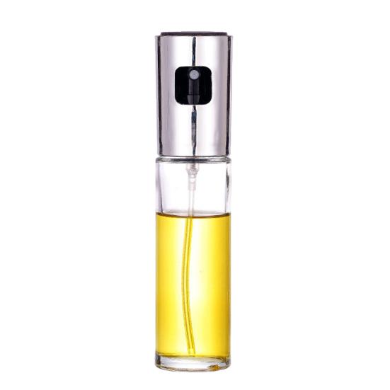 100ML Oil Sprayer Refillable Press Cooking Grilling Baking Frying Salad BBQ Olive Oil Dispenser Mister Spray Glass Bottle Kitchen Gadgets