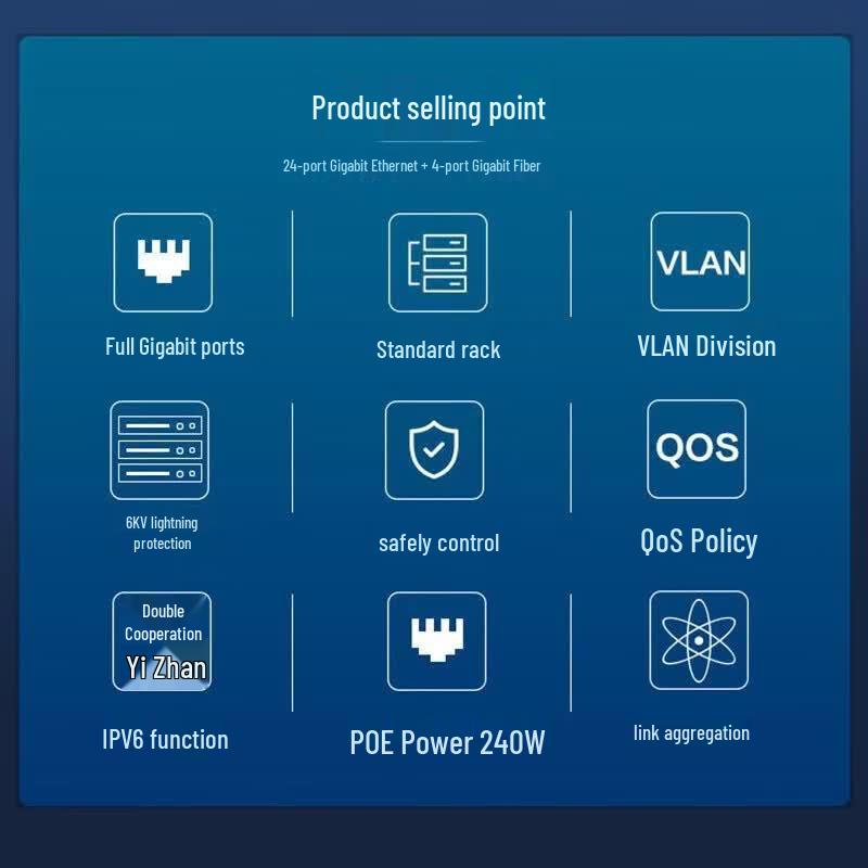 H3C S5130V2-28P-PWR-LI Enterprise PoE Switch