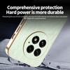 For OnePlus 11 12 13 13R Phone Case Luxury Brushed Leather Electroplated Bumper Soft TPU Cover