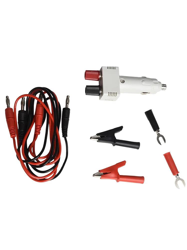 Connector Tool Kit Car Power Cord Car Testing Tools 12V Power Supply Extension Breakdown Voltage 1000V Copper ABS Construction