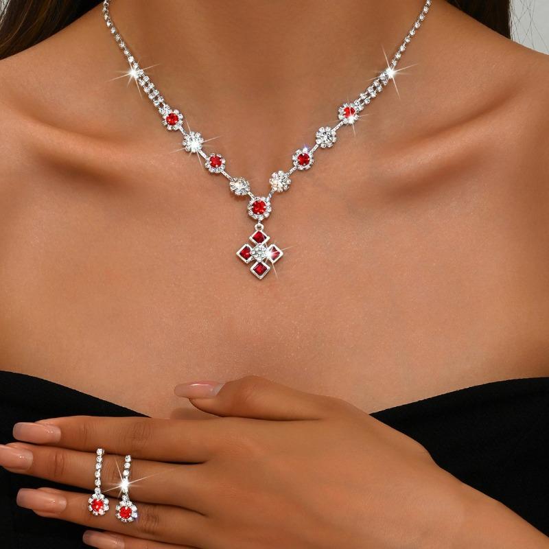 Fashion european and american bridal suit, full diamond stylish necklace, bracelet, earrings, casualsuit, dress accessories