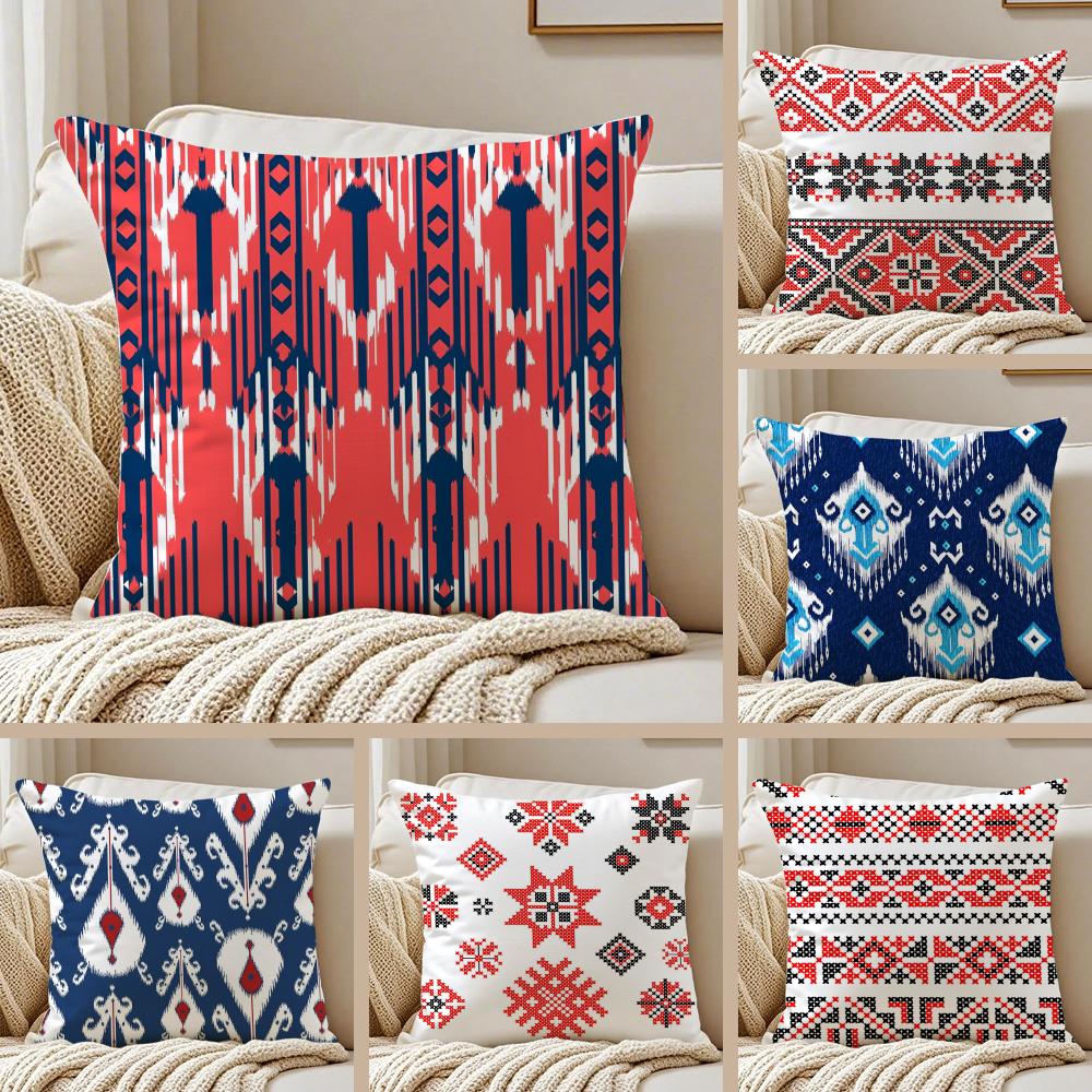 Russian Doll Pattern Cushion Cover Pillowcase Antidustmite living Room Sofa Decor Cushion Room