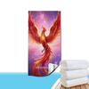 Starry Galaxy Phoenix Beach Towel Patterned Sunscreen And Windproof Suitable For Swimming Pool Camping Travel