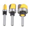 3 ST Fräsbit 1 4 Tums Skaft Rund Botten Träbearbetning Fräsbit Set