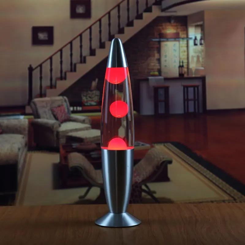 Creative 25W Volcano Lava Lamp Multicolor LED Jellyfish Night Light for Home Living Room Bedroom EU Plug Decorative Table Lamp