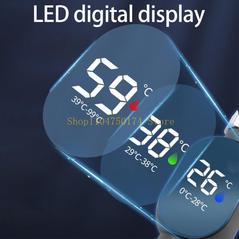 Shower Temperature Meter LED Digital Display Temperature Gauge Bath Thermostat Top Sale