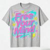 Free Your Mind Graphic Tshirt Unisex Pure Cotton Casual Japanese Style Graphic Streetwear Tshirt Graphic Tops S4XL 2026