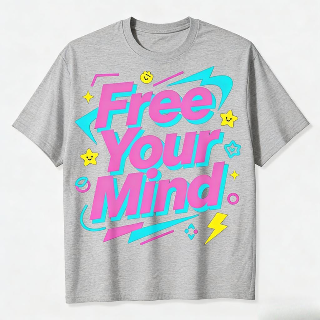 Free Your Mind Graphic Tshirt Unisex Pure Cotton Casual Japanese Style Graphic Streetwear Tshirt Graphic Tops S4XL 2026