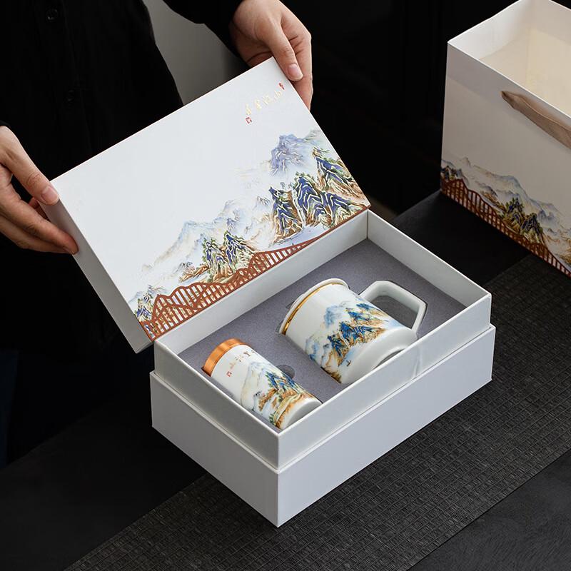 TLAKEHO Ceramic Tea Infuser Cup