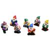 7 Pcs Miniature Christmas Dwarf Landscape Decoration Garden Dwarf Resin Figurine Craft