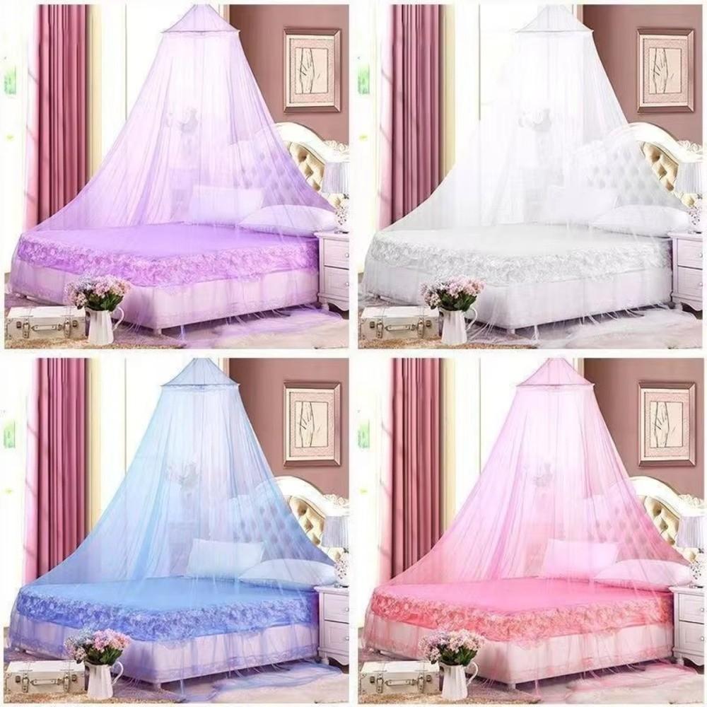 Summer Mosquito Net Tent Mesh Fabric Bed Curtain Household Mosquito Net  For Double Bed