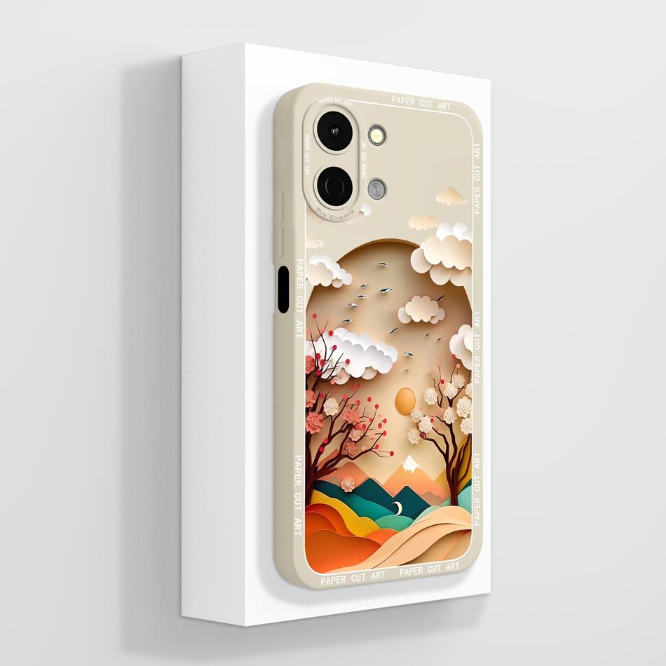 Artistic Style Case For Tecno Spark Go 3 / GO 2 / GO 1 1S / GO 2024 2025 Anti Drop Funda Soft Liquid Silicone Phone Back Cover