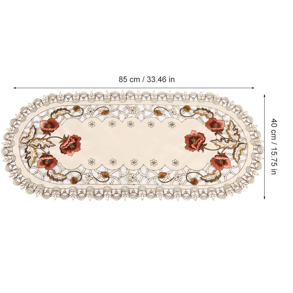 Vintage Tablecloth Washable Lace Table Doily Holiday Decor Table Runner  Home Fabric