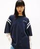 Tamijinseu Oversized Varsity Short Sleeve T-Shirt (T32G1Tto42Twt1C1G)