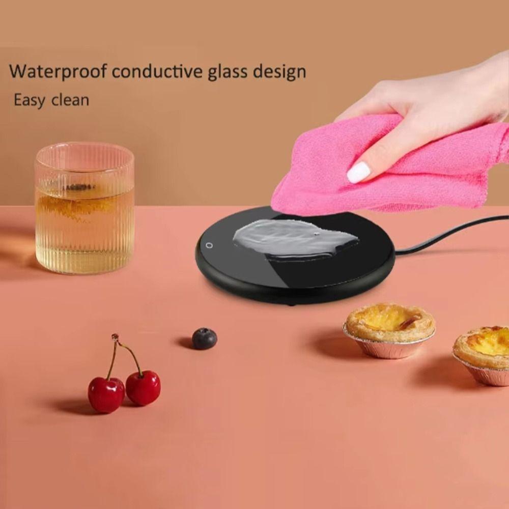 USB Powered USB Cup Warmer 55°C Constant Tea Warmer Pad Coffee Heating Pad Kitchen Counter