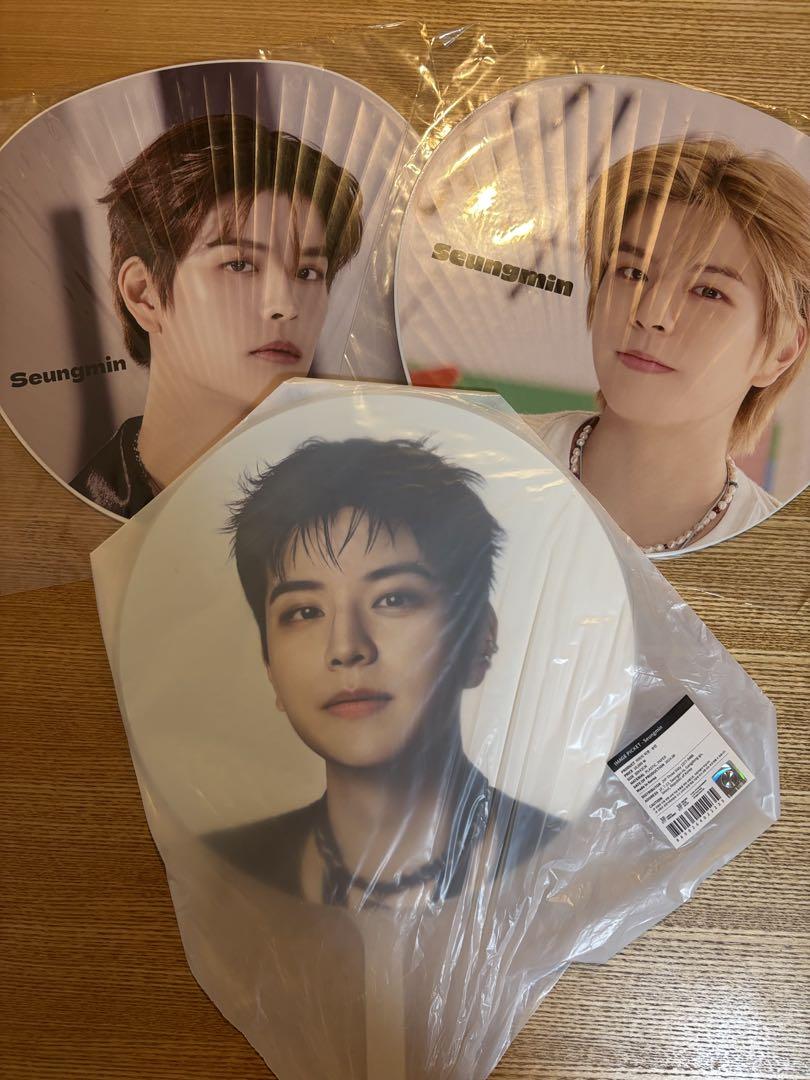 

[USED] Stray Kids Seungmin 3-piece fan set