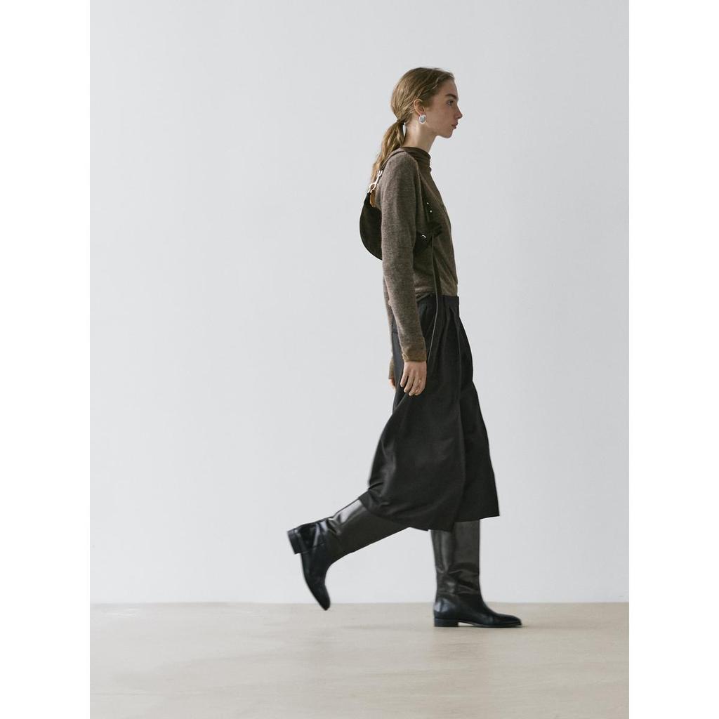 Masimodutti Wool Long Bermuda Pants