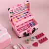 Girls Make Up Set Toys Pretend Play Cosmetic Bag Beauty Toy Makeup Tools Kit Children Pretend Play